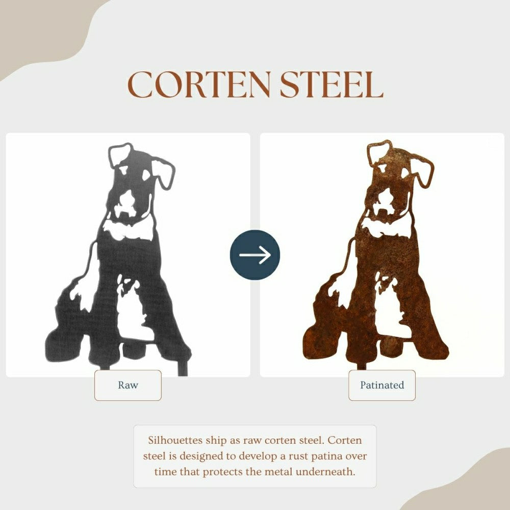 Airedale Terrier Garden Stake | Plow & Hearth