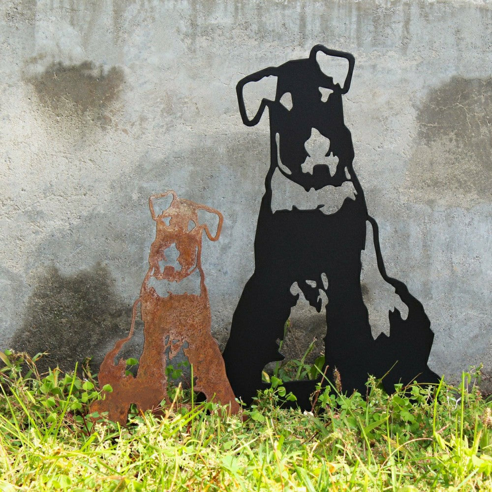 Airedale Terrier Garden Stake | Plow & Hearth