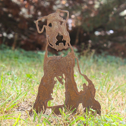 Airedale Terrier Garden Stake | Plow & Hearth