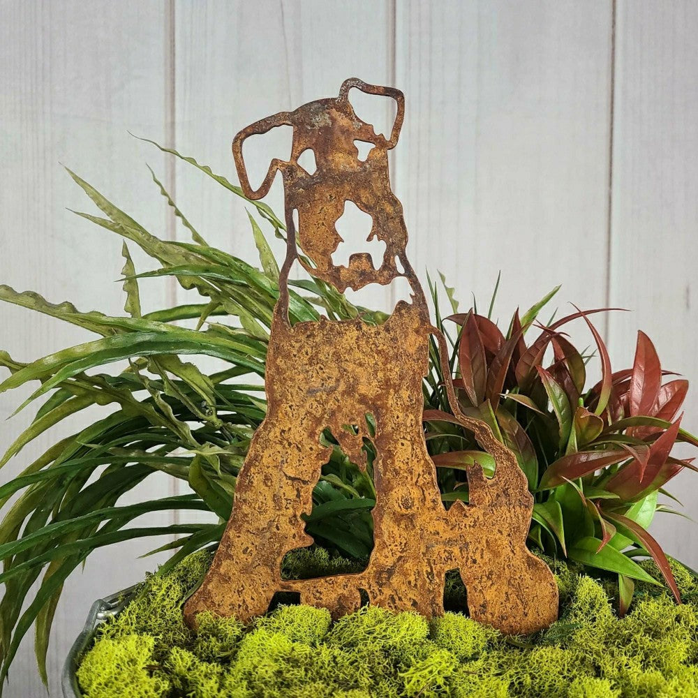 Airedale Terrier Garden Stake | Plow & Hearth