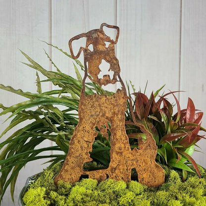 Airedale Terrier Garden Stake | Plow & Hearth