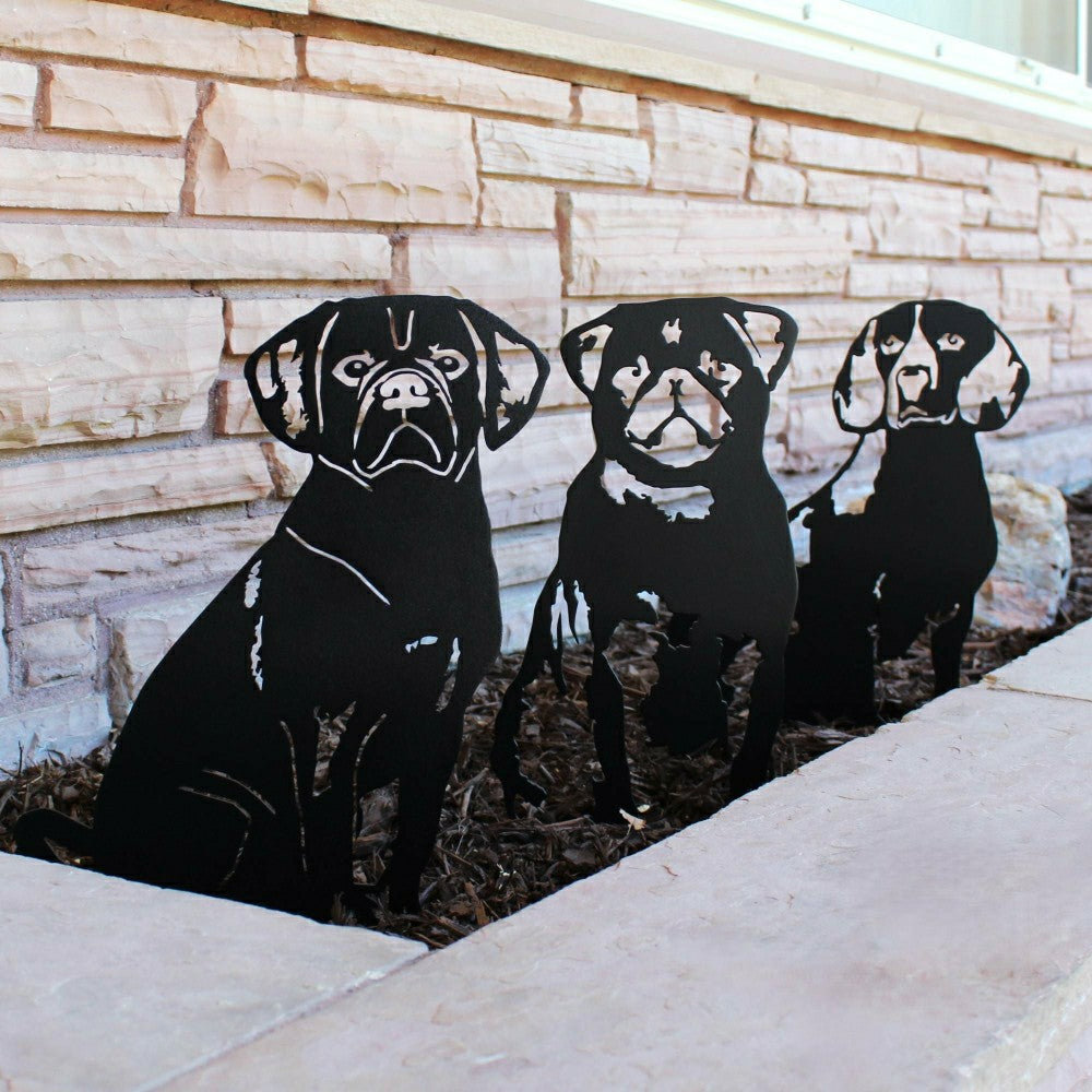 Pug Garden Stake | Plow & Hearth