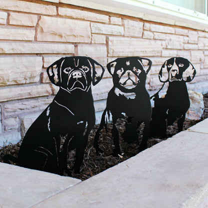Pug Garden Stake | Plow & Hearth