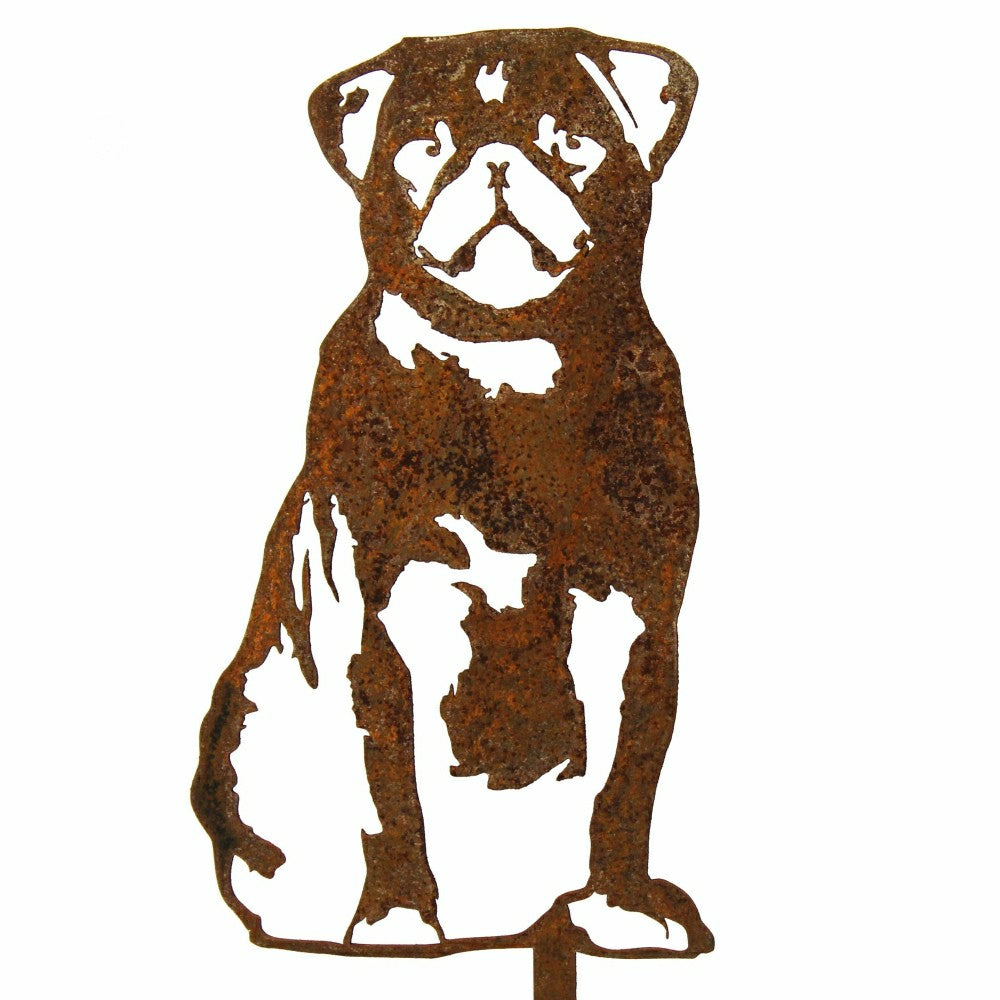 Pug Garden Stake | Plow & Hearth