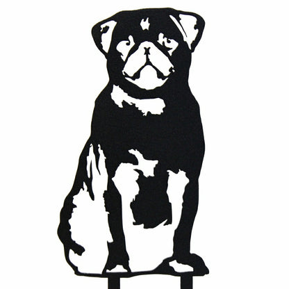 Pug Garden Stake | Plow & Hearth