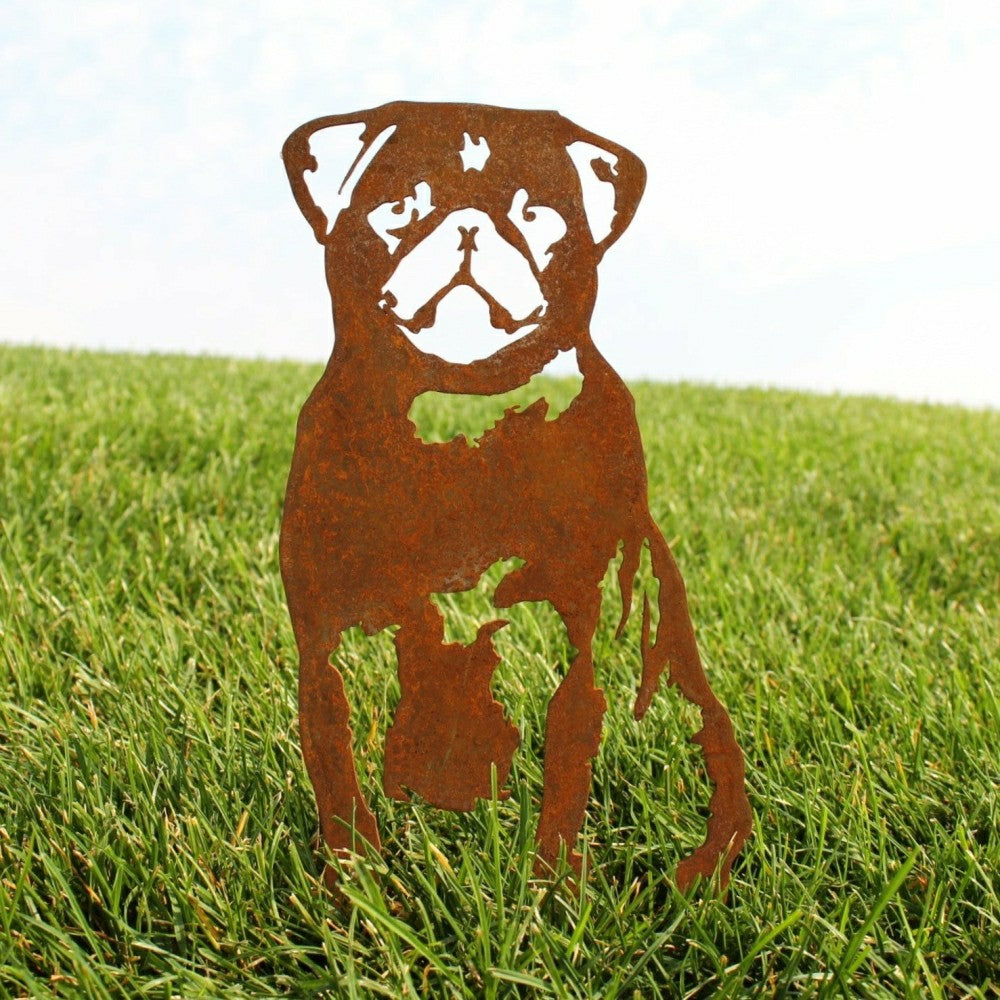 Pug Garden Stake | Plow & Hearth
