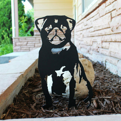 Pug Garden Stake | Plow & Hearth
