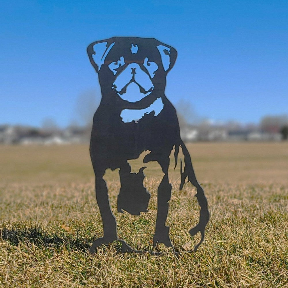 Pug Garden Stake | Plow & Hearth