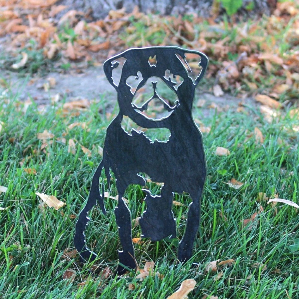 Pug Garden Stake | Plow & Hearth
