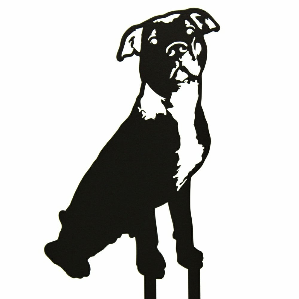 American Pit Bull Terrier Garden Stake | Plow & Hearth