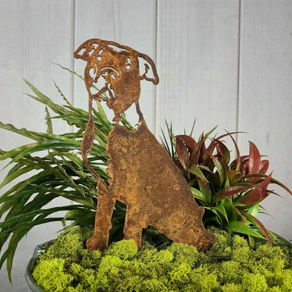 American Pit Bull Terrier Garden Stake | Plow & Hearth