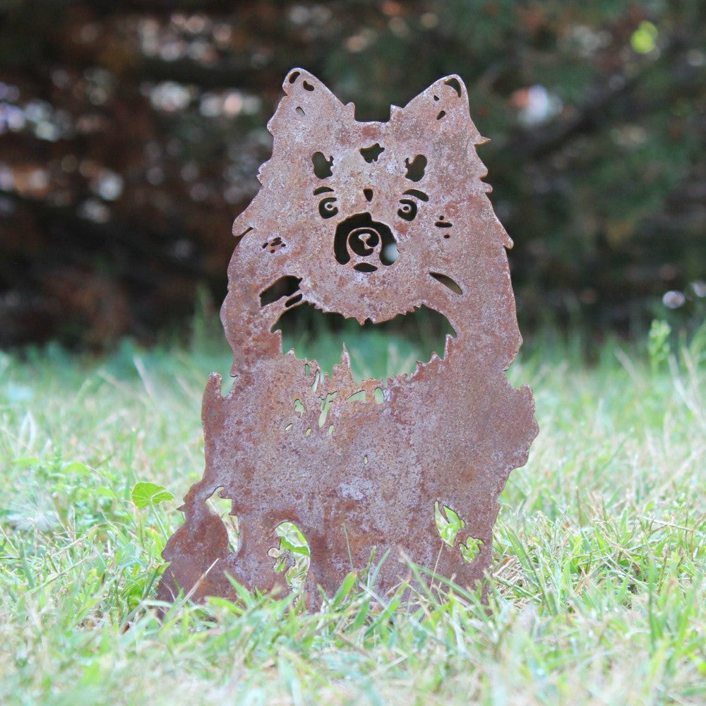 Pomeranian Garden Stake | Plow & Hearth