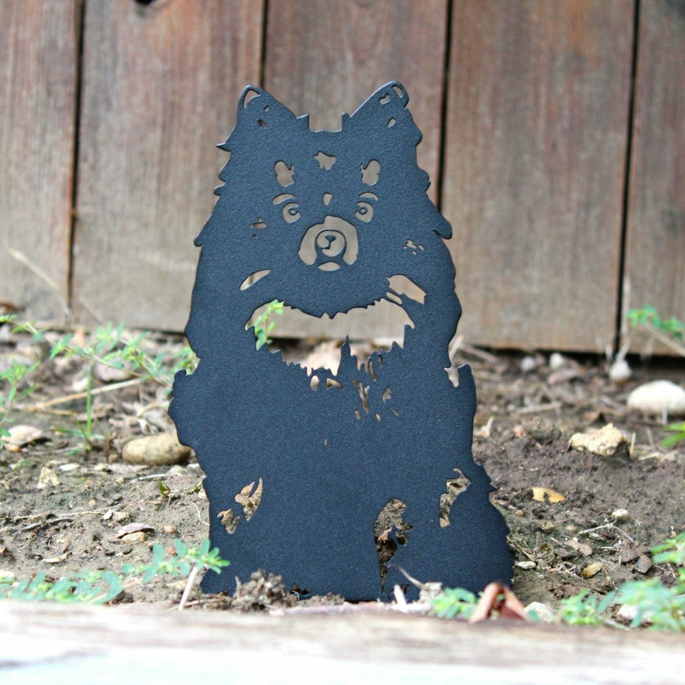 Pomeranian Garden Stake | Plow & Hearth