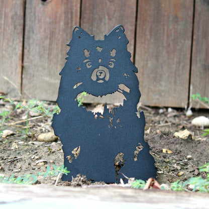 Pomeranian Garden Stake | Plow & Hearth