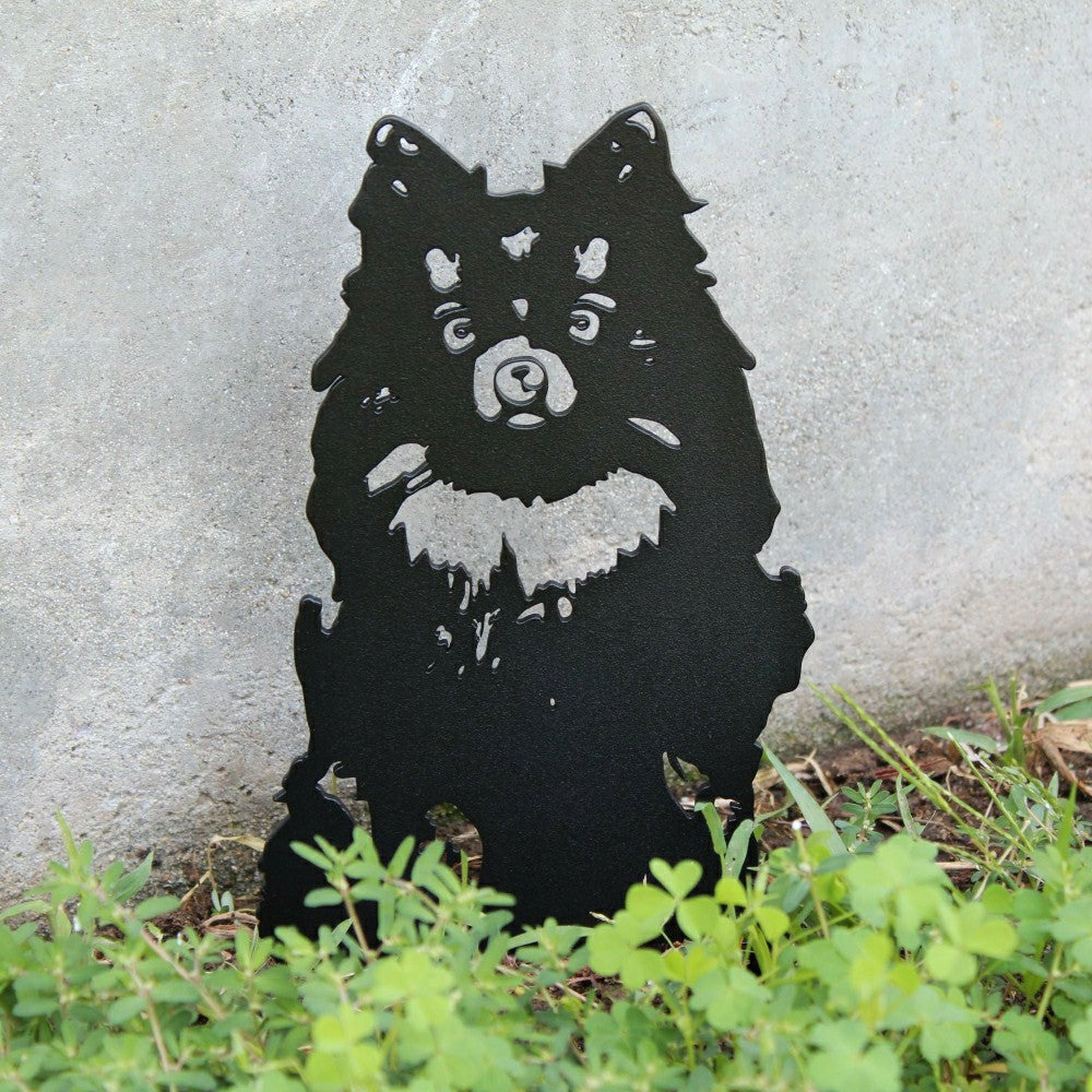 Pomeranian Garden Stake | Plow & Hearth