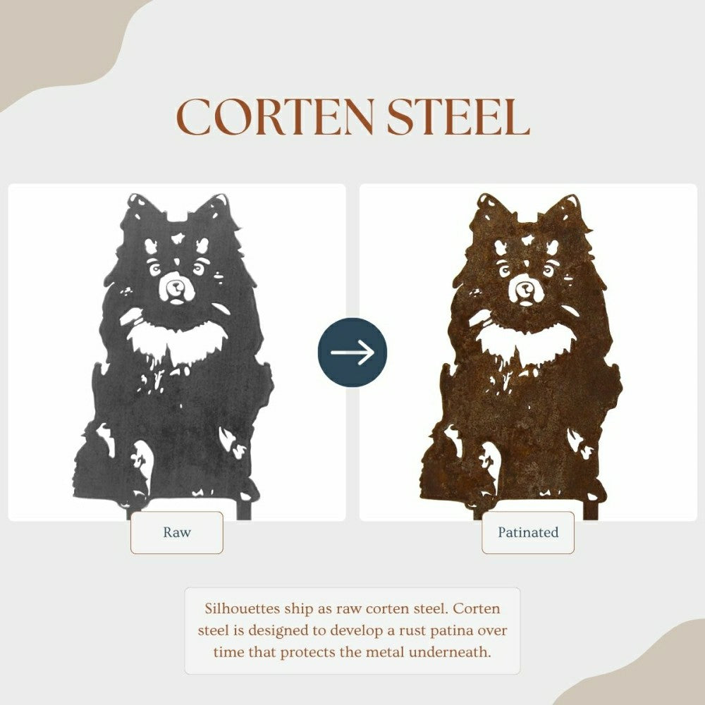 Pomeranian Garden Stake | Plow & Hearth