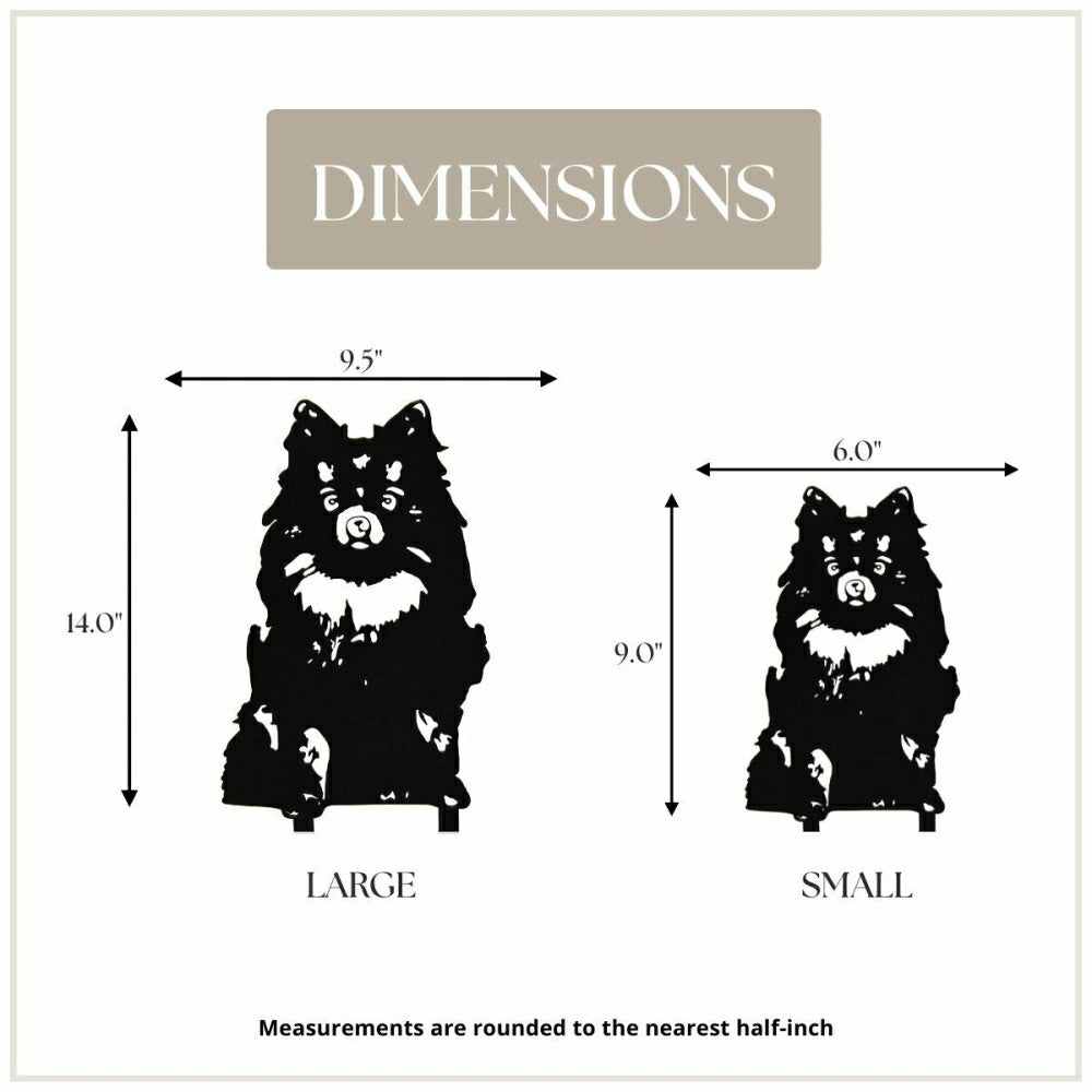 Pomeranian Garden Stake | Plow & Hearth