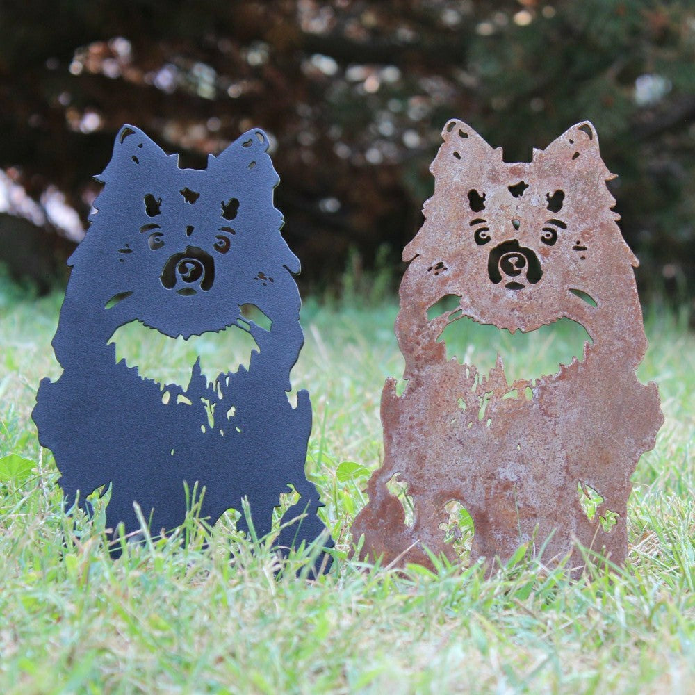 Pomeranian Garden Stake | Plow & Hearth