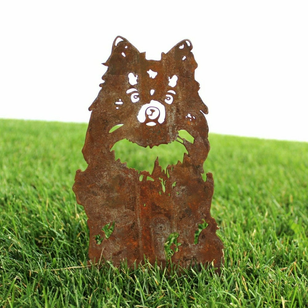 Pomeranian Garden Stake | Plow & Hearth