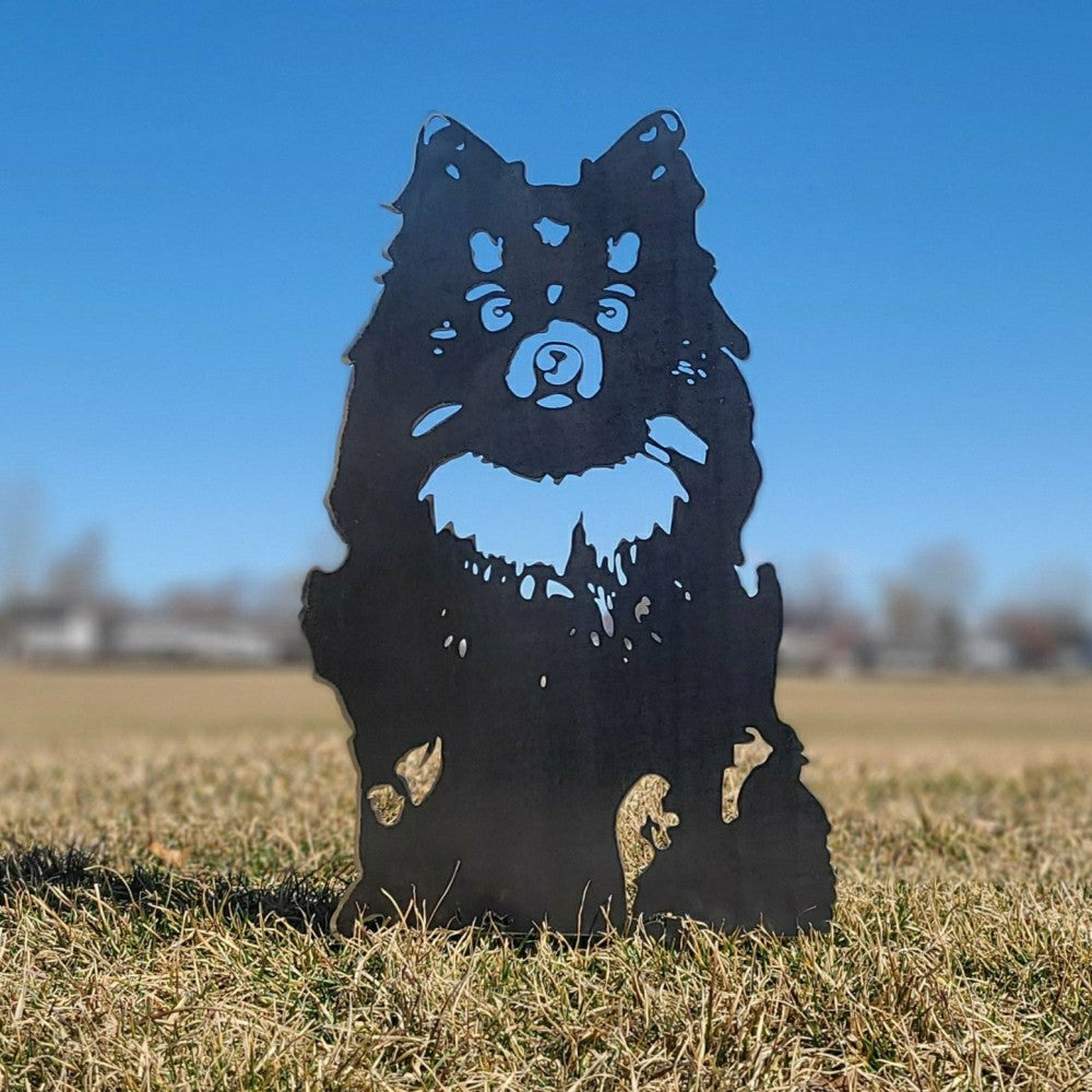 Pomeranian Garden Stake | Plow & Hearth