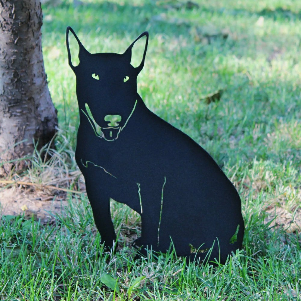 Bull Terrier Garden Stake | Plow & Hearth