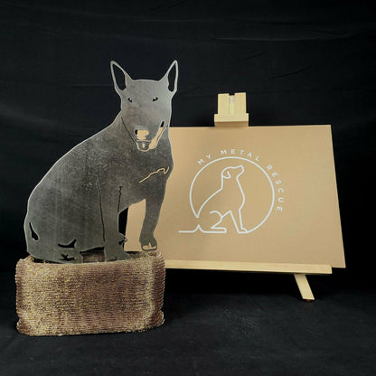 Bull Terrier Garden Stake | Plow & Hearth