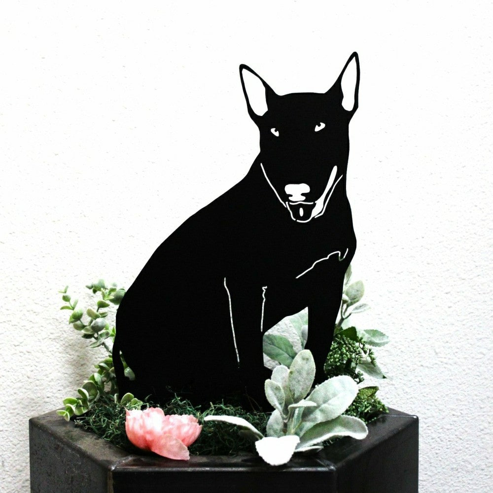 Bull Terrier Garden Stake | Plow & Hearth