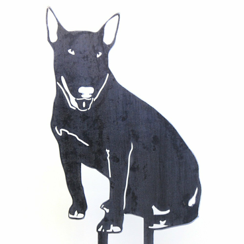 Bull Terrier Garden Stake | Plow & Hearth