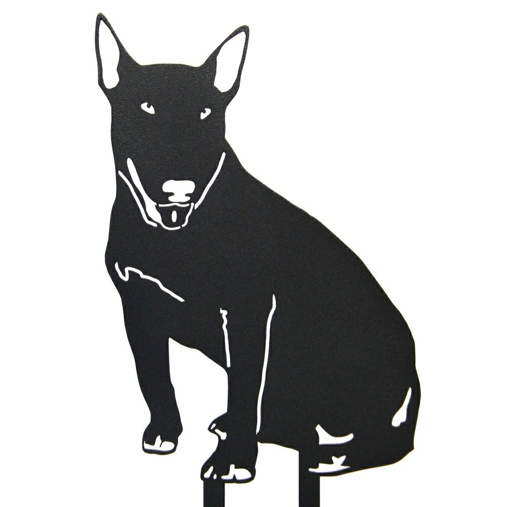 Bull Terrier Garden Stake | Plow & Hearth