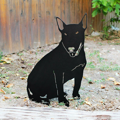 Bull Terrier Garden Stake | Plow & Hearth