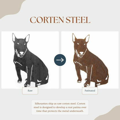 Bull Terrier Garden Stake | Plow & Hearth