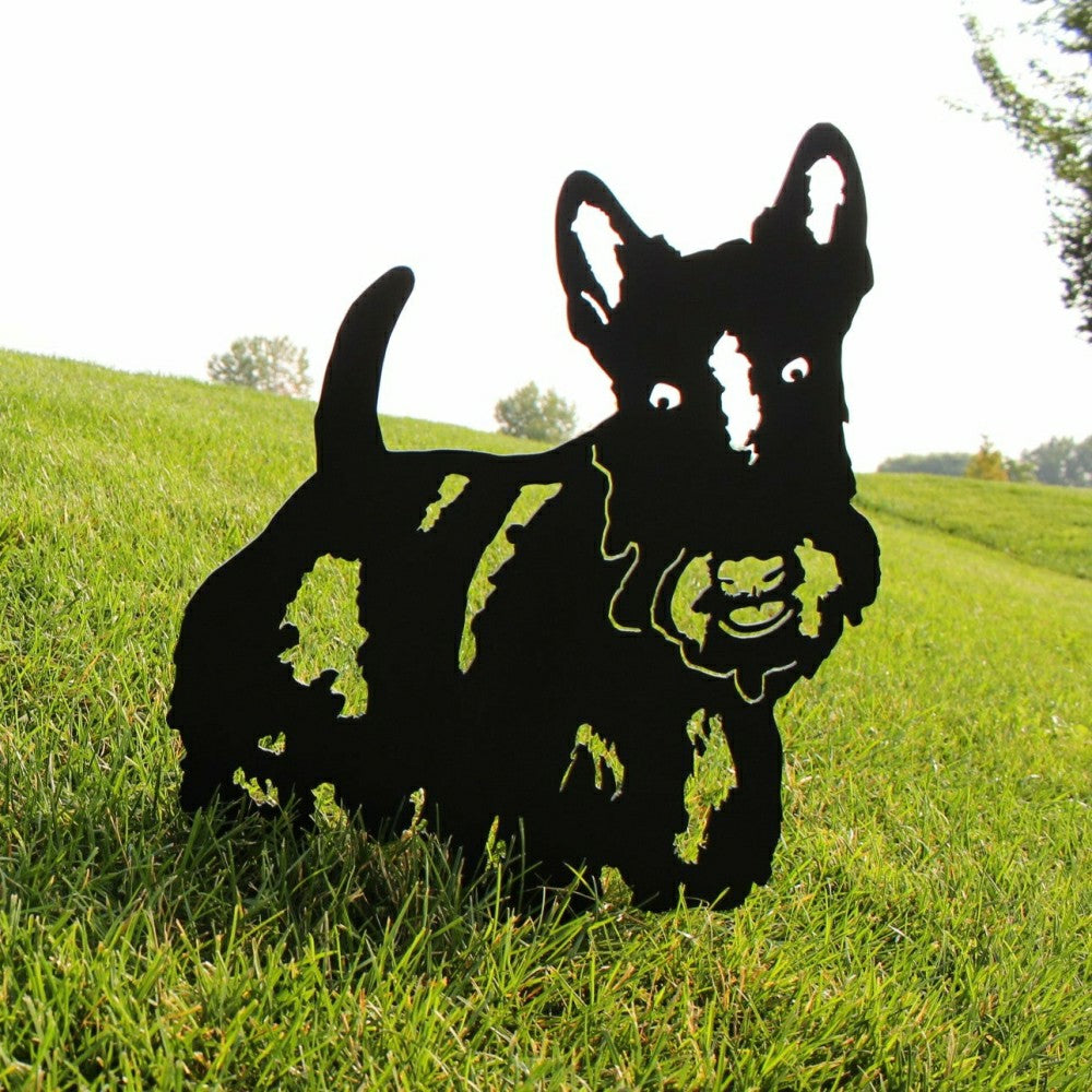 Scottish Terrier Garden Stake | Plow & Hearth