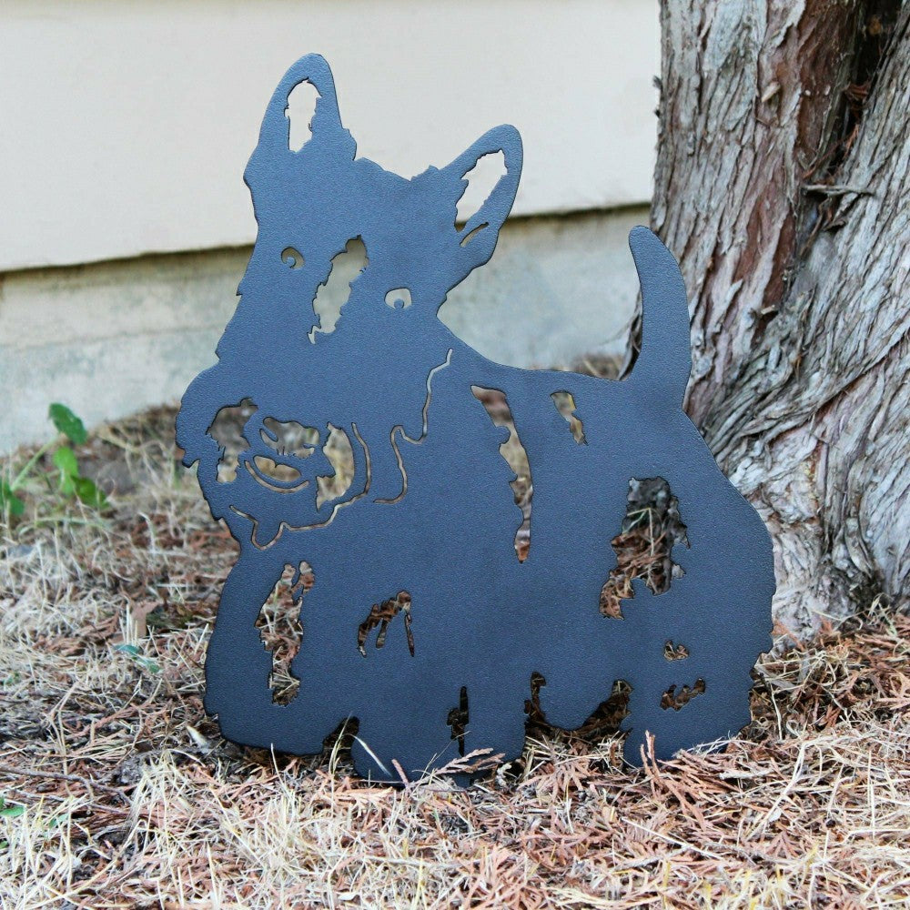 Scottish Terrier Garden Stake | Plow & Hearth