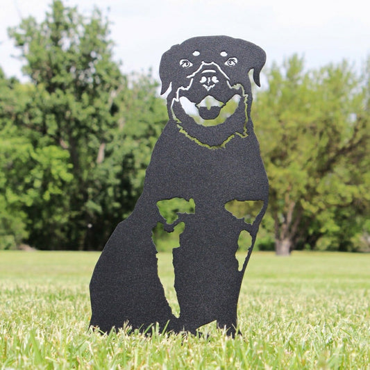 Rottweiler Garden Stake | Plow & Hearth