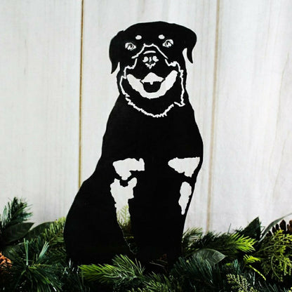 Rottweiler Garden Stake | Plow & Hearth