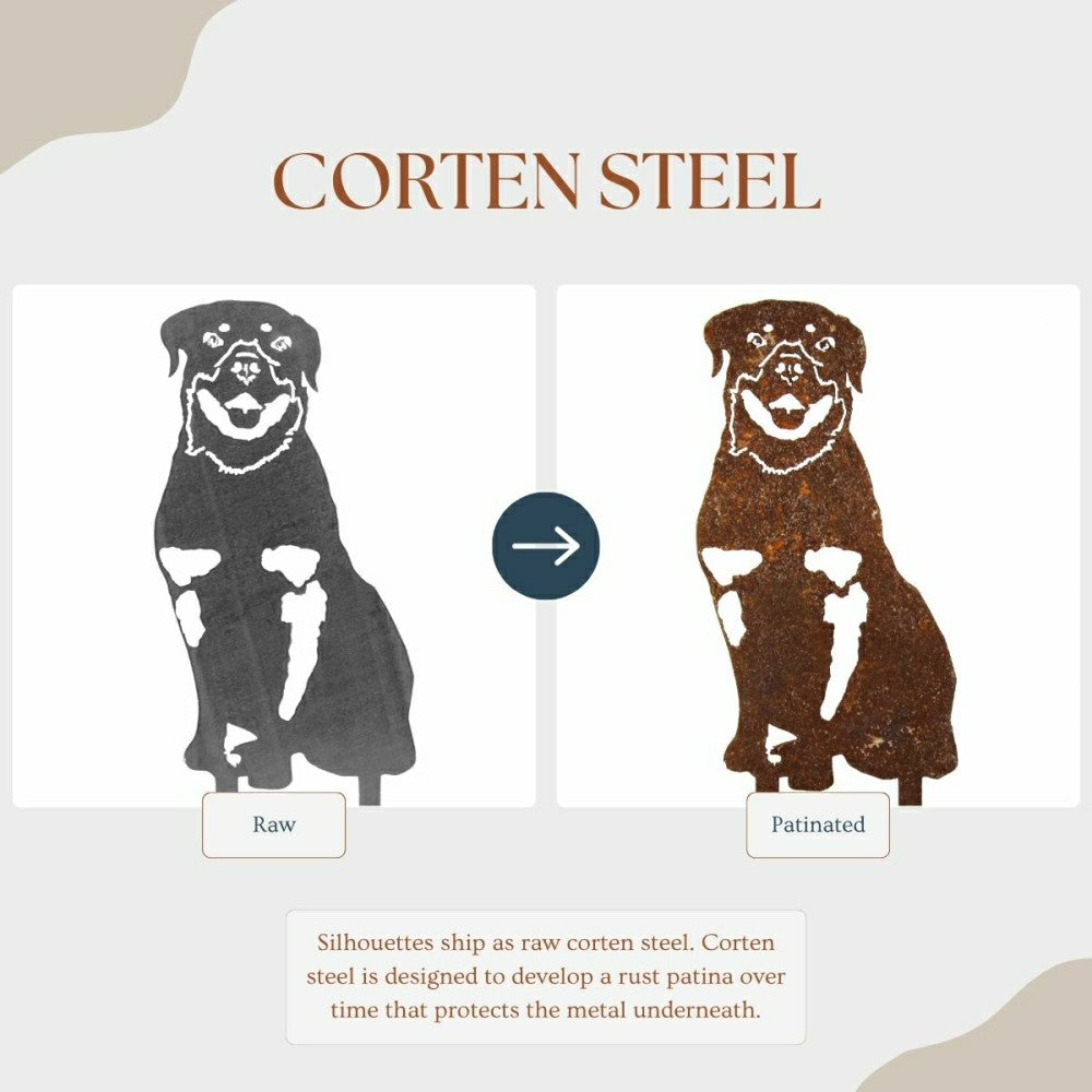Rottweiler Garden Stake | Plow & Hearth