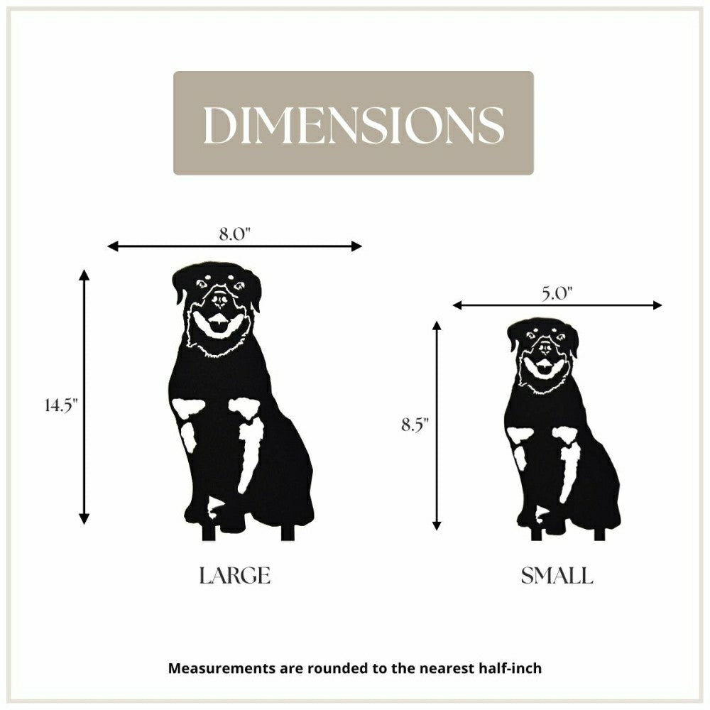 Rottweiler Garden Stake | Plow & Hearth