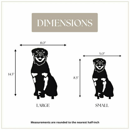 Rottweiler Garden Stake | Plow & Hearth