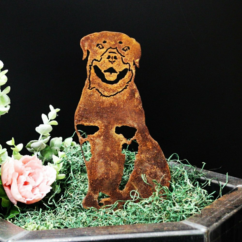Rottweiler Garden Stake | Plow & Hearth