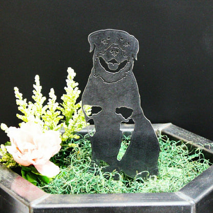 Rottweiler Garden Stake | Plow & Hearth
