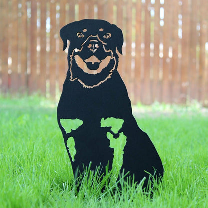 Rottweiler Garden Stake | Plow & Hearth