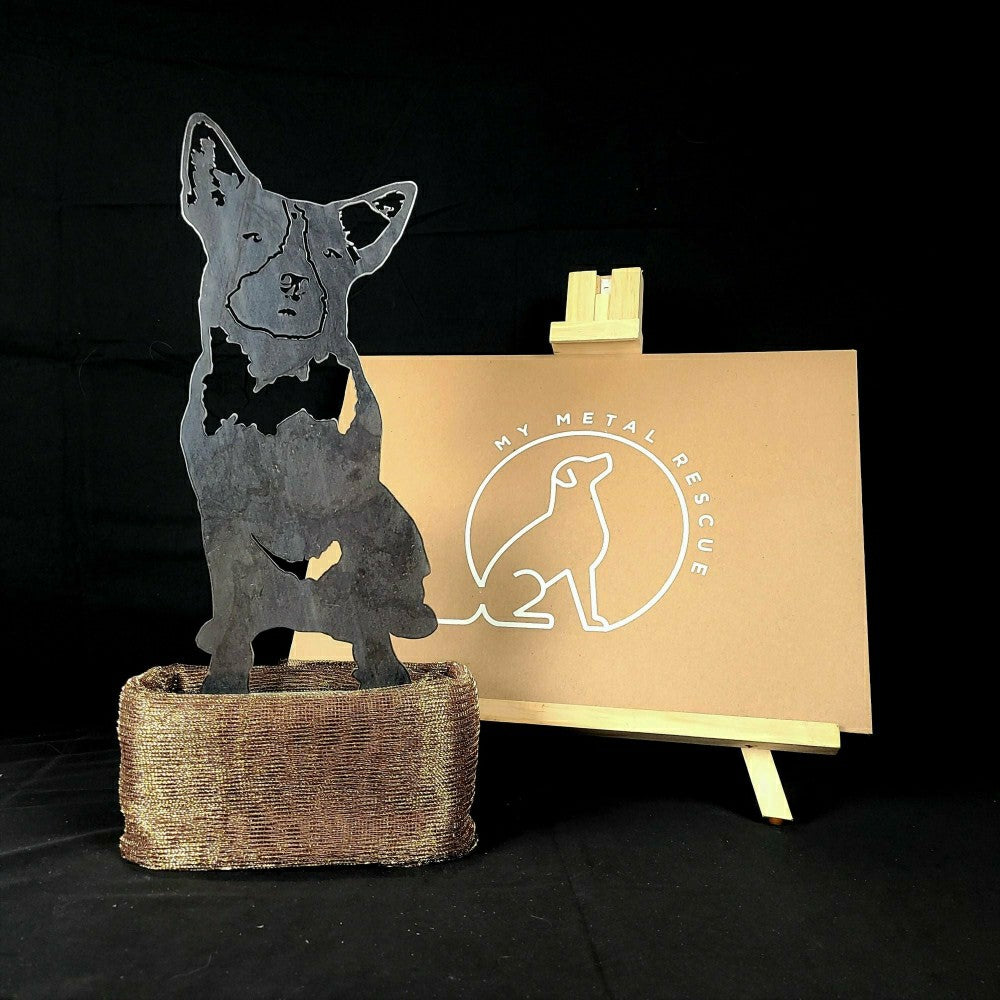 Australian Cattle Dog Garden Stake | Plow & Hearth