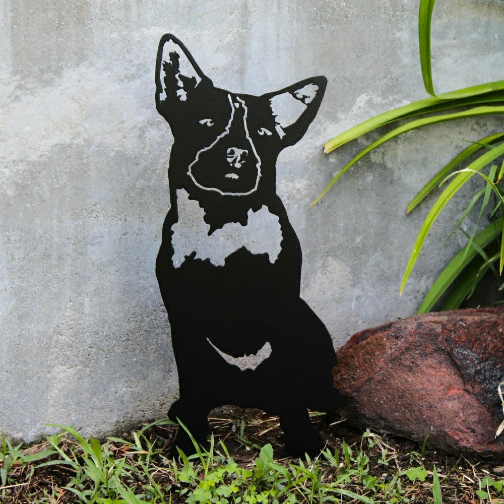 Australian Cattle Dog Garden Stake | Plow & Hearth