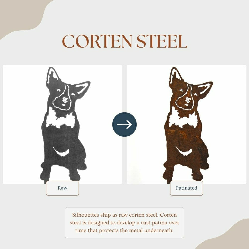 Australian Cattle Dog Garden Stake | Plow & Hearth