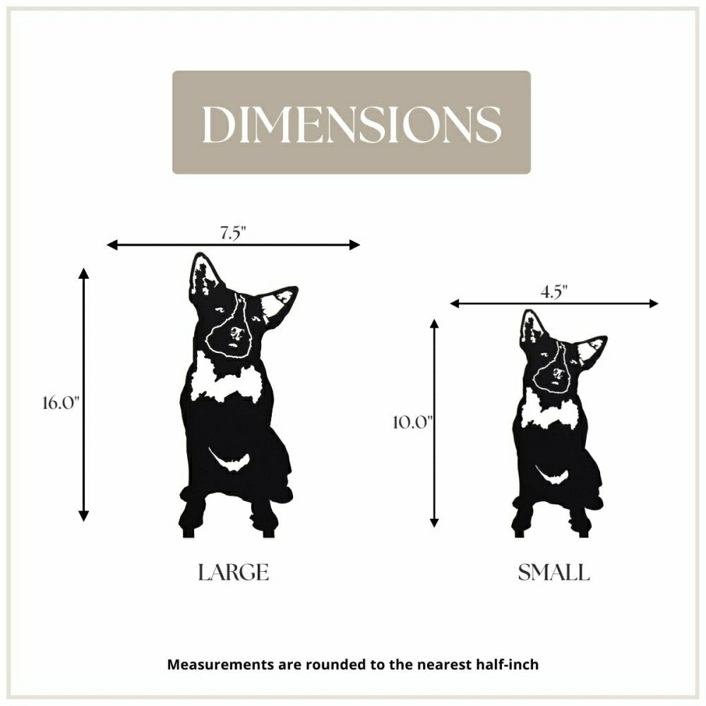 Australian Cattle Dog Garden Stake | Plow & Hearth
