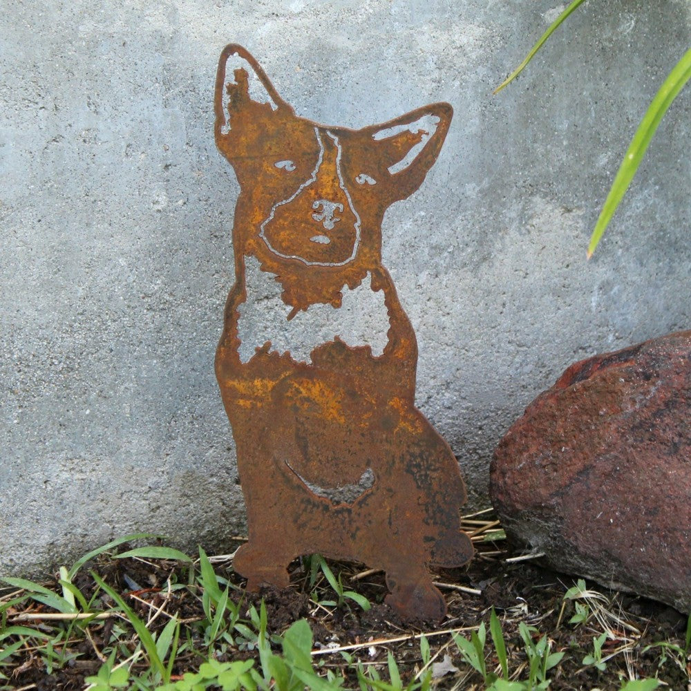 Australian Cattle Dog Garden Stake | Plow & Hearth