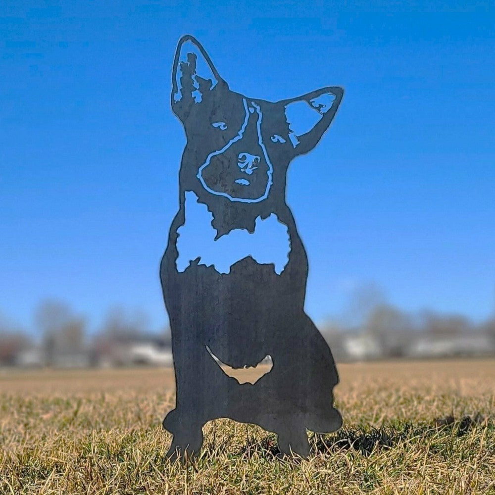 Australian Cattle Dog Garden Stake | Plow & Hearth