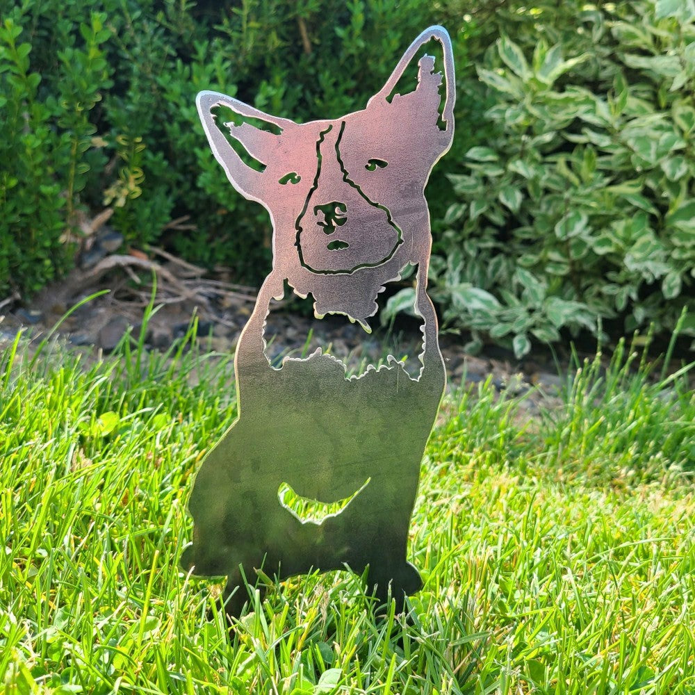 Australian Cattle Dog Garden Stake | Plow & Hearth