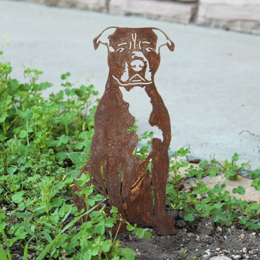 Staffordshire Bull Terrier Garden Stake | Plow & Hearth