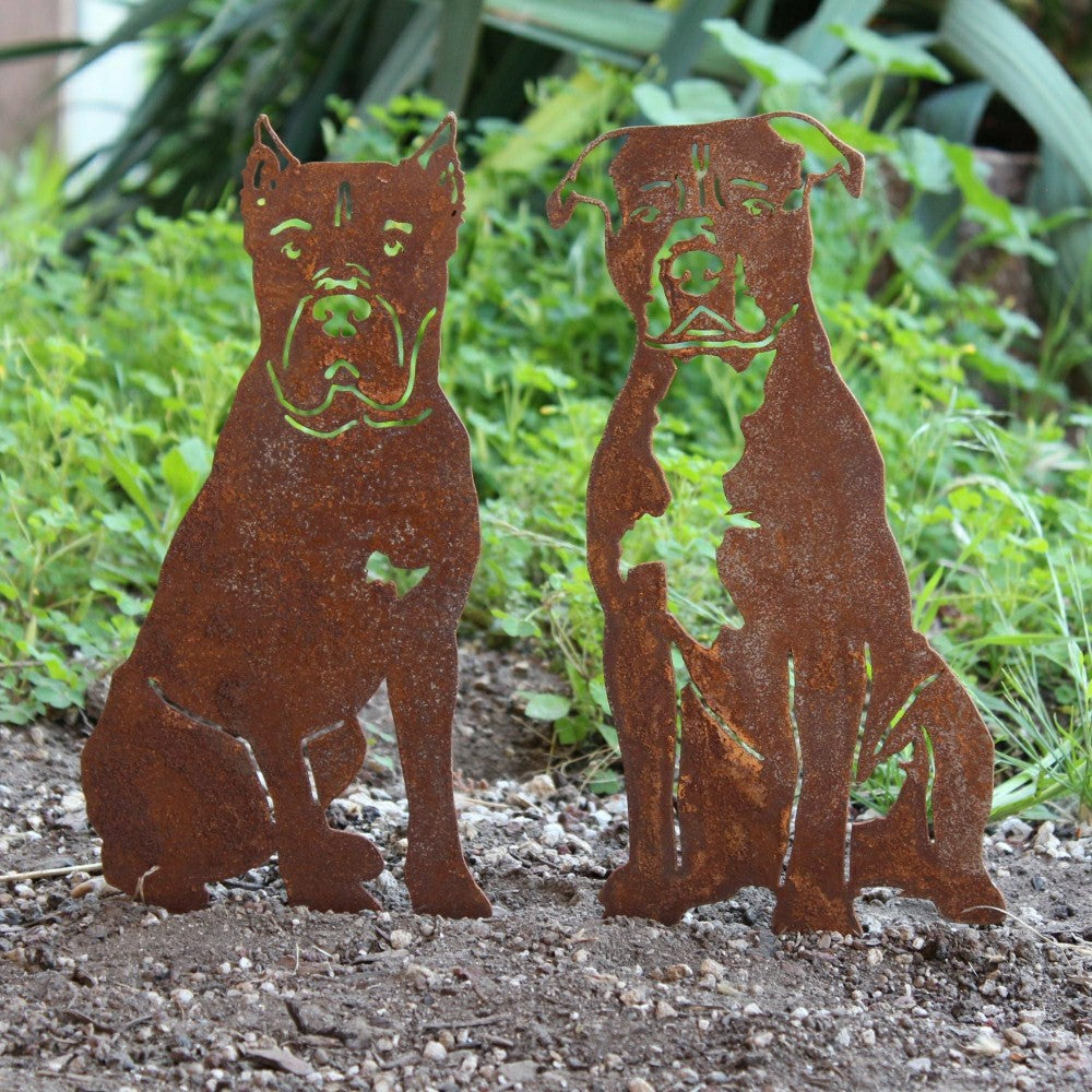 Staffordshire Bull Terrier Garden Stake | Plow & Hearth